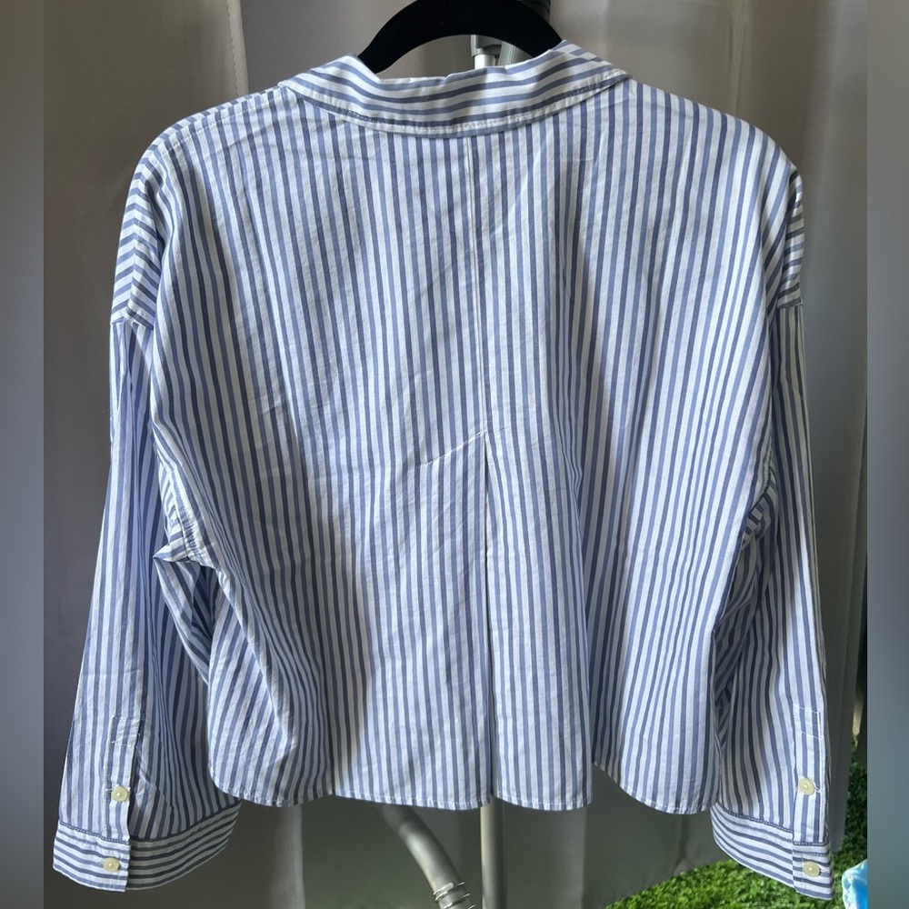 Everlane Stripe Button Down Top Size Small - Picture 3 of 4